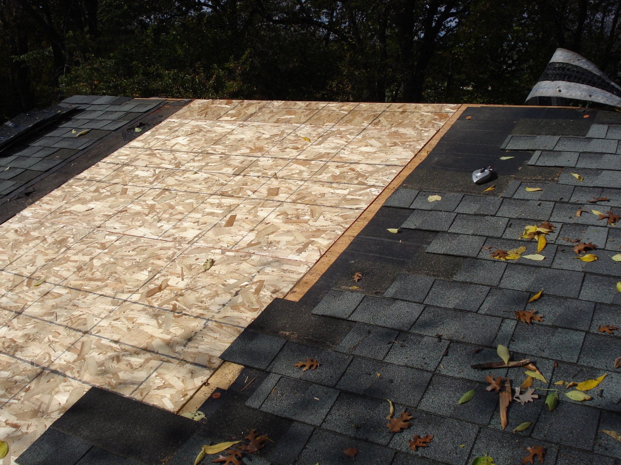 Roof Repair in Progress