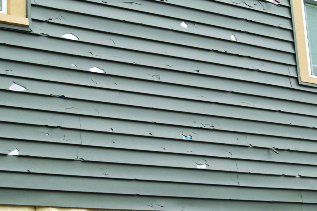 Siding Hail Damage