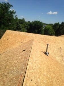 Sheathing During Shingle Roof Replacement Sheathing During Shingle Roof Replacement